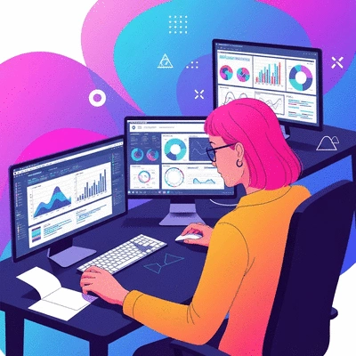 Digital interface showing collaboration tools like chat and project management, representing enhanced collaboration in MLM